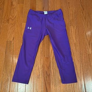 Purple Under Armour Capri leggings